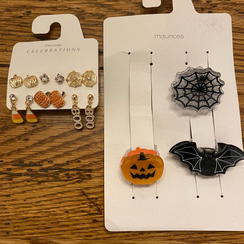 Halloween Set - Gold, Black, Orange